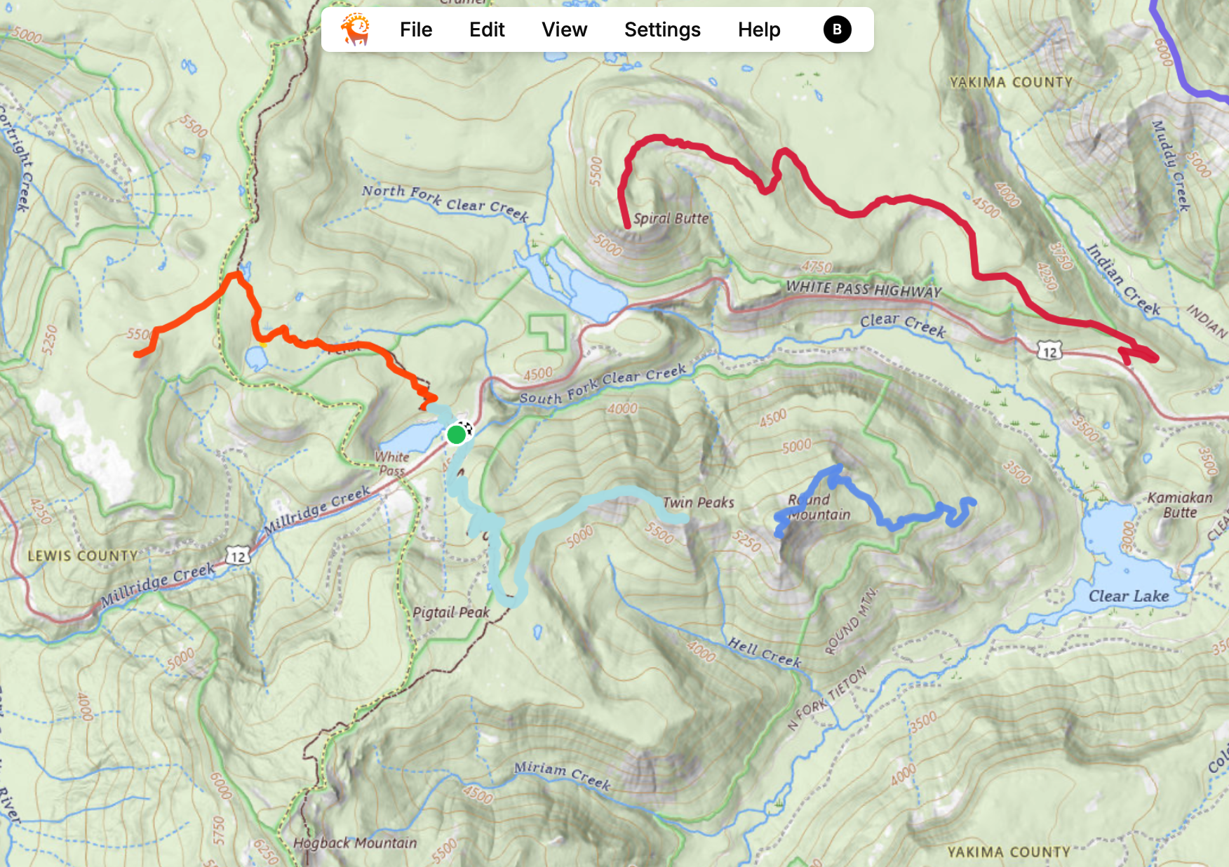 usgs topo overlay in goat maps
